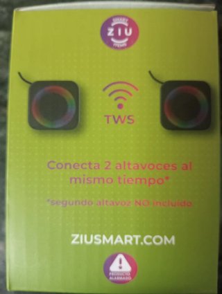 Altavoz Ziu Z-Cube Negro Nuevo
