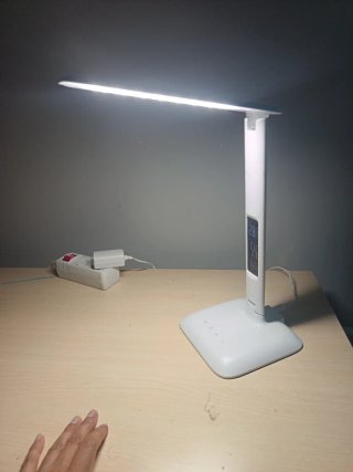 Lámpara Escritorio LED Táctil Blanca