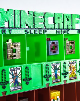 Expositor Minecraft Kinder Joy
