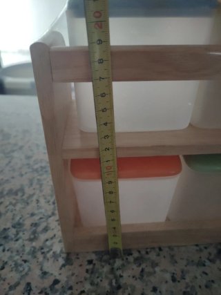 Estantería especiero 4 cajones madera