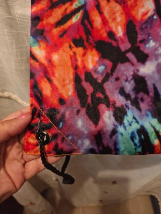 Bolsa de cordón Grimey GRMY tie dye multicolor