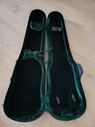 Funda de violín azul