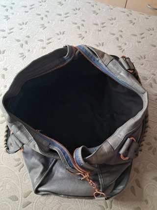 Bolso Balenciaga Gris, azul.