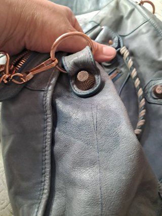 Bolso Balenciaga Gris, azul.