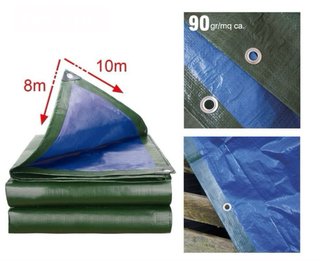 Lona Protectora 8x10M Impermeable Reforzada