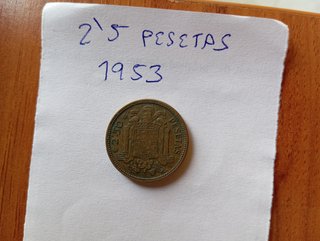2,5 Pesetas 1953