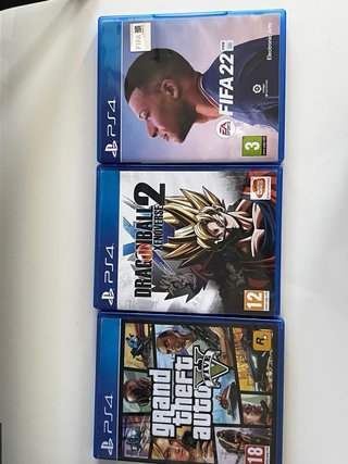 Consolas PS4 (PlayStation 4) 3 mandos3 videojuegos
