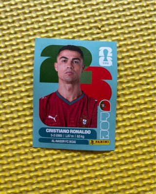 Cromo Panini Cristiano Ronaldo Mundial 2026