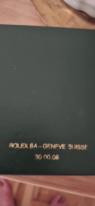 Caja Rolex Verde con documentación
