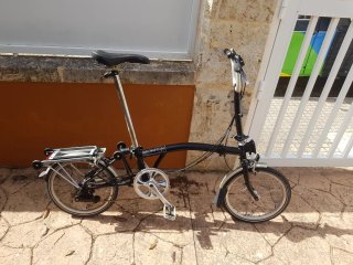 Bicicleta Plegable Brompton 6 Velocidades
