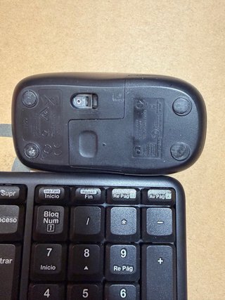 Teclado y Ratón Inalámbrico Logitech Negro