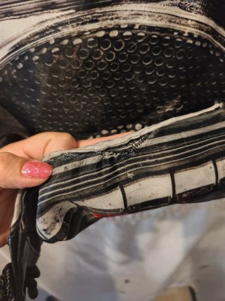Bolsa de cordón Kream boombox cassette retro negra