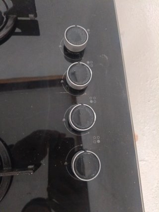 Encimera de gas Beko negra