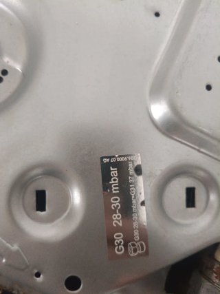 Encimera de gas Beko negra