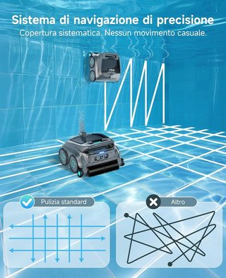 Robot Piscina WYBOT OS600 Senza Fili
