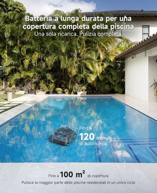 Robot Piscina WYBOT OS600 Senza Fili