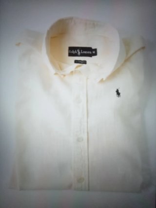 Camisa Polo Ralph Lauren amarillo Caballero