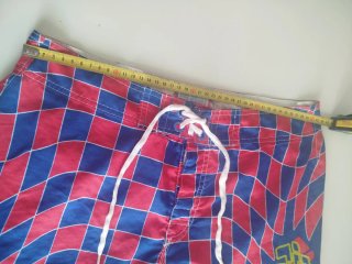 Pantalón corto cuadros Polinesia
