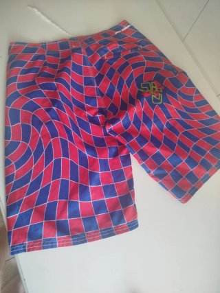 Pantalón corto cuadros Polinesia