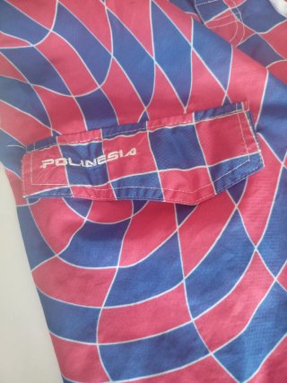 Pantalón corto cuadros Polinesia
