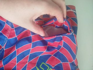 Pantalón corto cuadros Polinesia