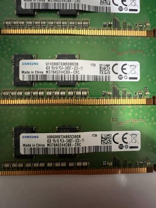 kit ram ddr4 16gb (4x4gb) samsung 2400mhz desktop
