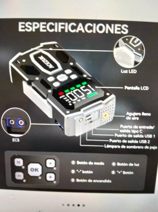 Arrancador de Coche Portátil