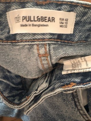 Pantalón vaquero ancho azul