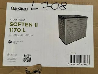 Arcón de resina Gardiun Soften II NT1170 1170 L