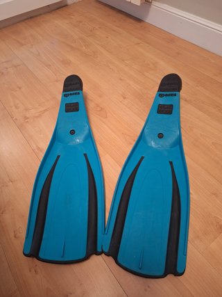 Aletas Buceo Mares Talla 44-45 Azul