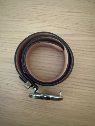 Cintura Gucci Marrone Originale con Fibbia GG