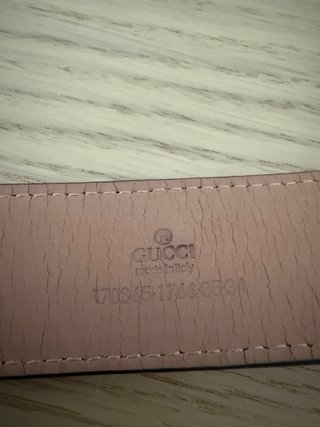 Cintura Gucci Marrone Originale con Fibbia GG