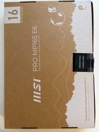 Monitor Portátil MSI PRO MP165 E6 + Soporte