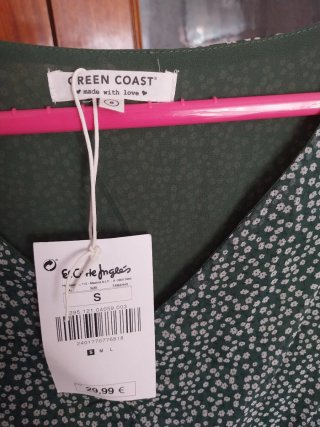 Vestido Green Coast floral verde