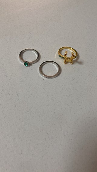 Triple anillo inspirado en Loki