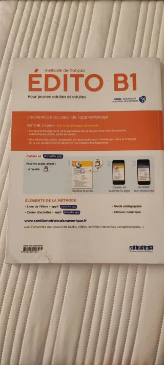 Libro de francés Édito B1