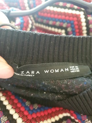 Abito donna fantasia zig-zag