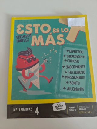 Matemáticas 4, Segundo Ciclo Primaria, Edelvive...