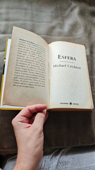 Libro "Esfera" - Michael Crichton