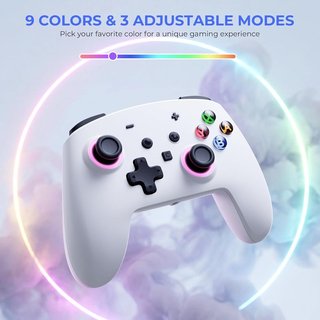 Controller Gaming Nintendo Switch 2 Joysticks RGB