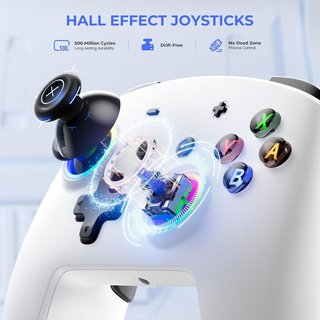 Controller Gaming Nintendo Switch 2 Joysticks RGB