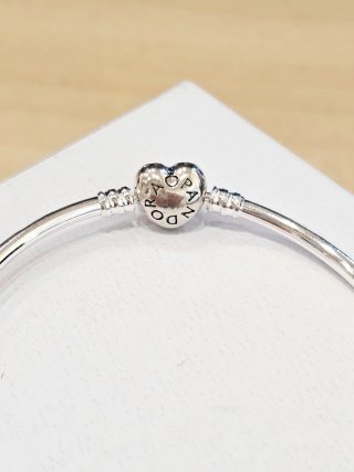 Pulsera Pandora Cierre Corazón 20cm + Caja
