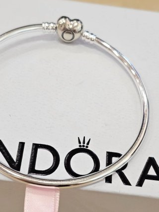 Pulsera Pandora Cierre Corazón 20cm + Caja