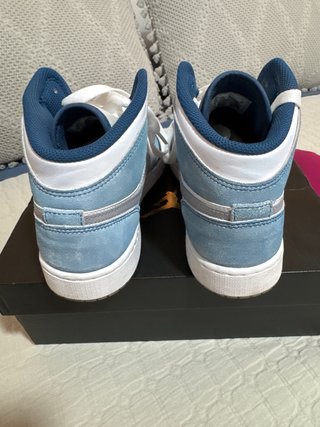 Zapatillas Air Jordan 1 Azul y Blanco unisex