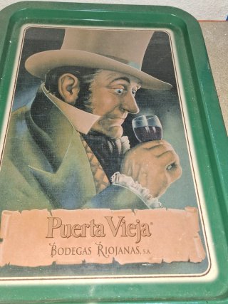 Bandeja Metálica Puerta Vieja