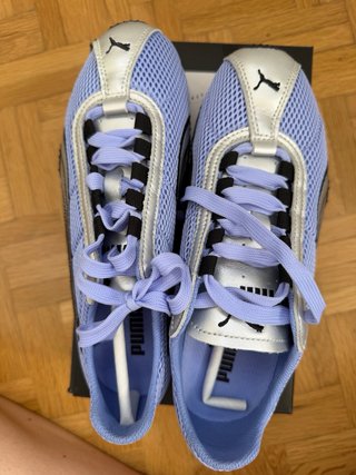 Zapatillas Puma Morado y Plateado