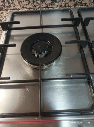 Encimera de gas acero inoxidable marca Teka