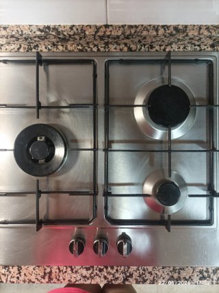 Encimera de gas acero inoxidable marca Teka