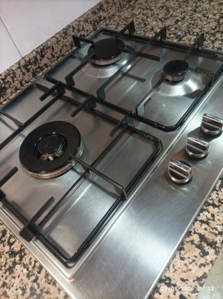 Encimera de gas acero inoxidable marca Teka