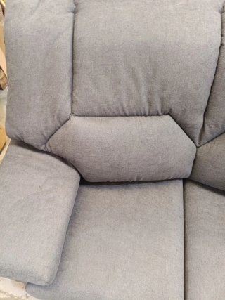 MUEBLIX - Sofa 2 Plazas Juan, Sofá de Salón, Gris